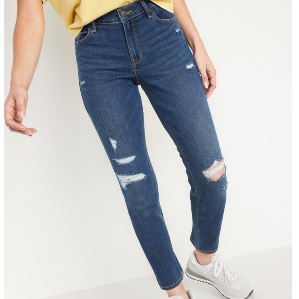 OLD Navy Power Straight Hi Rise Jeans 18